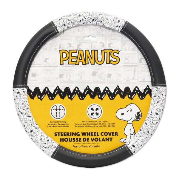Photo2: SNOOPY Peanuts Express Steering Wheel Cover (2)