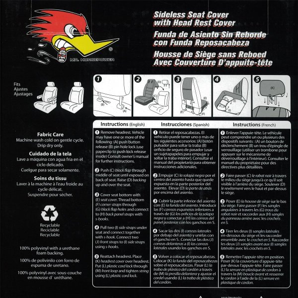 Photo4: Clay Smith Seat Cover (4)