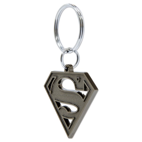 Photo2: Superman Metallic Key Ring (2)