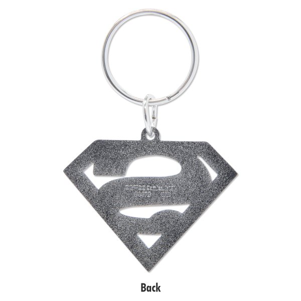 Photo3: Superman Metallic Key Ring (3)
