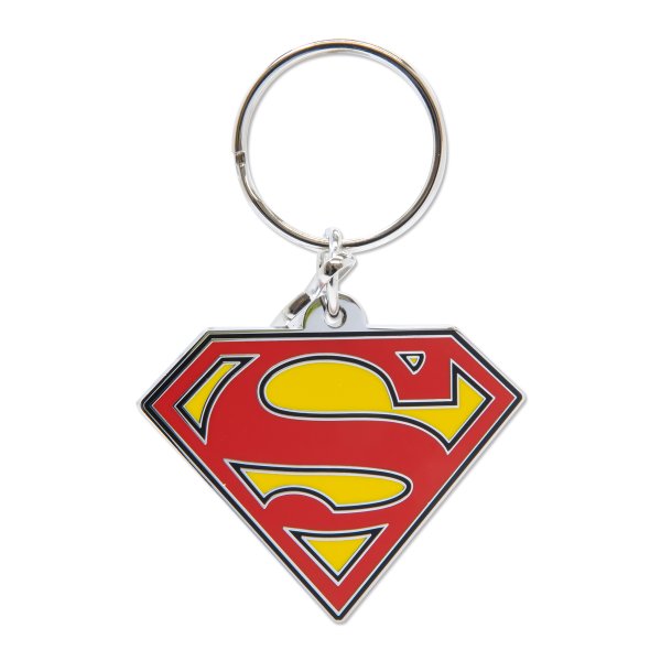 Photo1: Superman Enamel Key Ring (1)