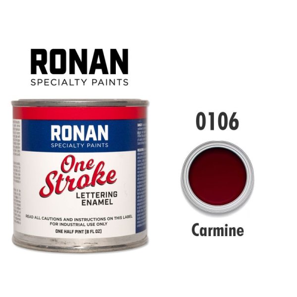 Photo1: 【30%OFF】Carmine 0106 - Ronan One Stroke Paints 237ml(1/2 Pint/8 fl oz) (1)