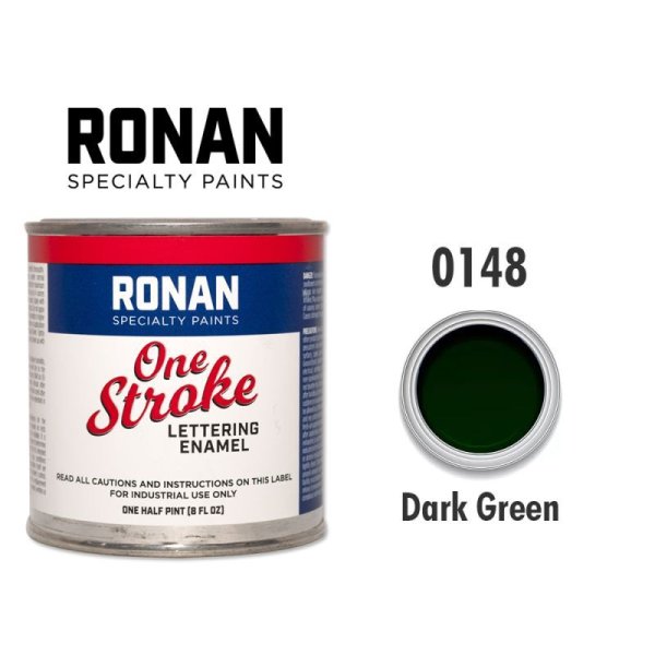 Photo1: 【30%OFF】Dark Green 0148 - Ronan One Stroke Paints 237ml(1/2 Pint/8 fl oz) (1)