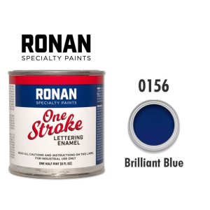 Photo: Brilliant Blue 0156 - Ronan One Stroke Paints 237ml(1/2 Pint/8 fl oz)