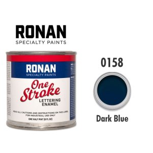 Photo: Dark Blue 0158 - Ronan One Stroke Paints 237ml(1/2 Pint/8 fl oz)