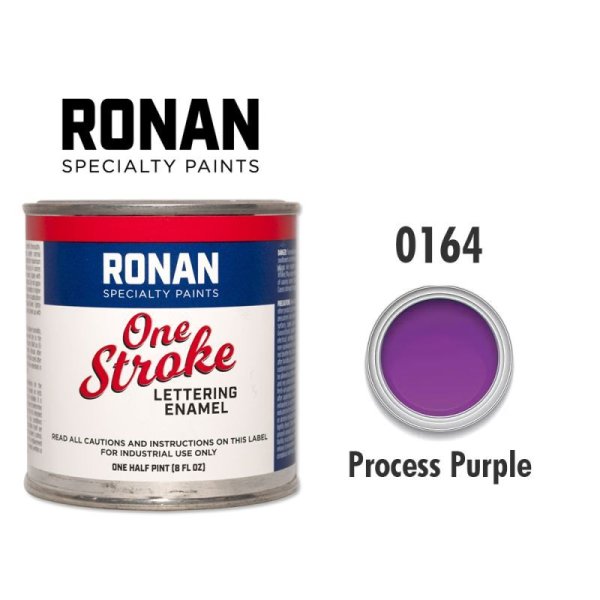 Photo1: Process Purple 0164 - Ronan One Stroke Paints 237ml(1/2 Pint/8 fl oz) (1)