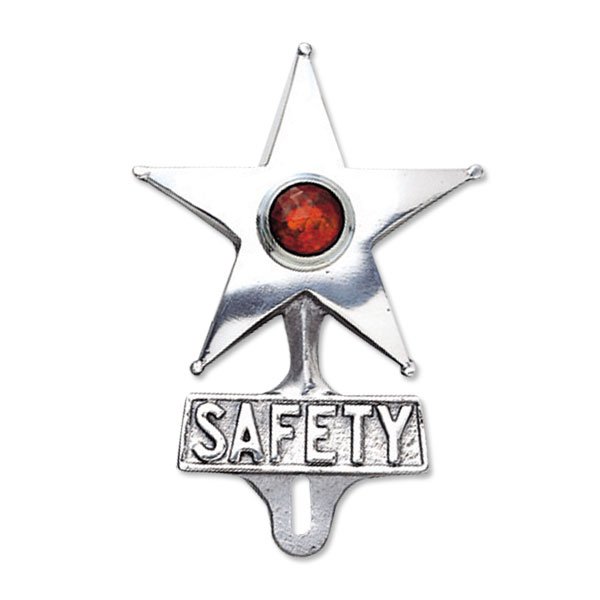 Photo1: Classic Safety Star Emblem (1)