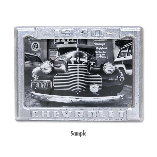 Photo4: Sand Casted "Custom Made" Picture Frame (4)