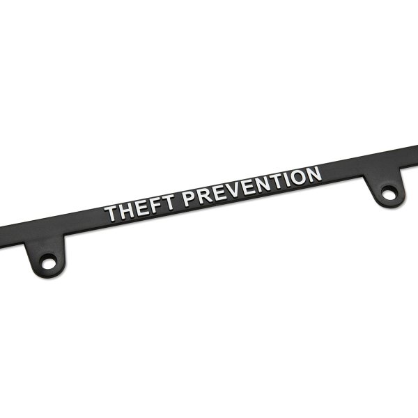 Photo2: Raised WARNING Security THEFT PREVENTION License Plate Frame (2)
