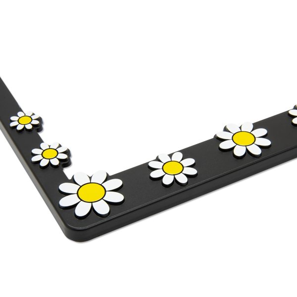 Photo3: Raised Daisy License Plate Frame (3)