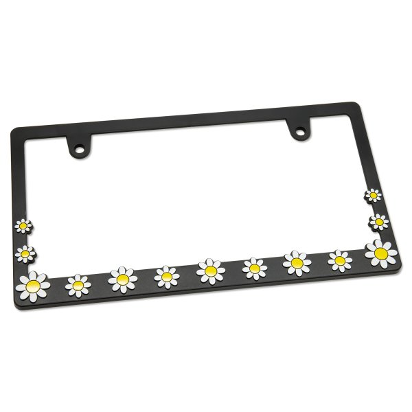 Photo2: Raised Daisy License Plate Frame (2)