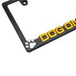 Photo4: Raised Dog on Board License Plate Frame (4)