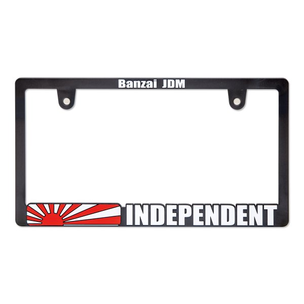 Photo1: Raised Banzai License Plate Frame (1)