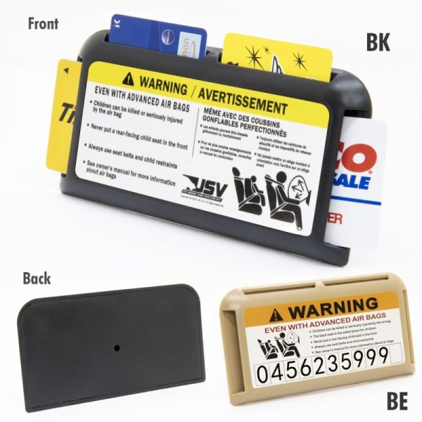 Photo3: USV Caution Card Holder (3)