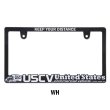 Photo6: Raised USCV Logo License Plate Frame for JPN size (6)