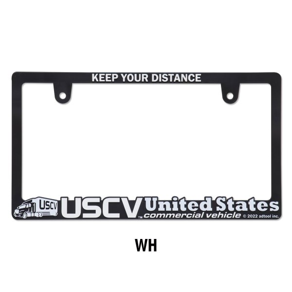 Photo6: Raised USCV Logo License Plate Frame for JPN size (6)