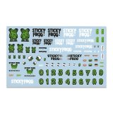 Photo: 1/64 Diecast Car Decals Sticky Frog Assort