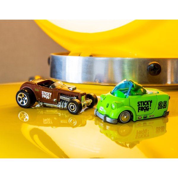 Photo3: 1/64 Diecast Car Decals Sticky Frog Assort (3)