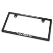 Photo2: Raised TRUST GReddy Logo License Plate Frame (Chrome) JPN size (2)