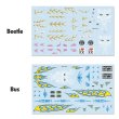 Photo1: 1/64 Diecast Car Decals M&K CUSTOM SIGNS Assort (1)