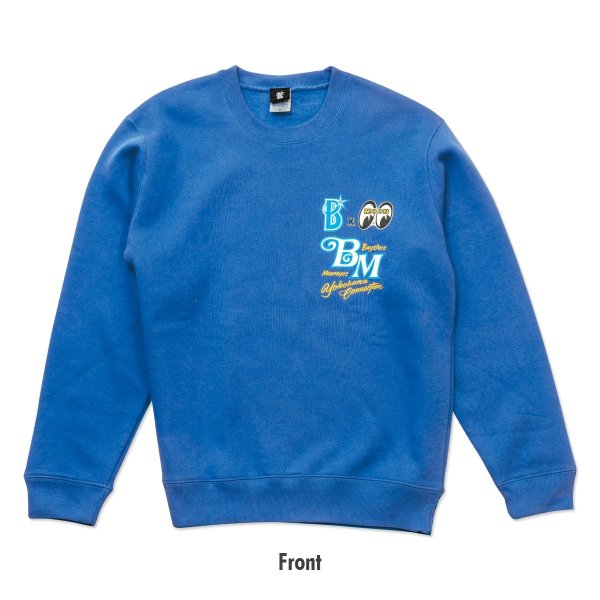 Photo4: YOKOHAMA DeNA BAYSTARS x MOONEYES 2025 Sweatshirt (4)