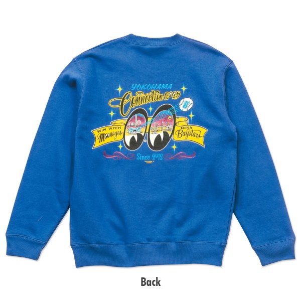 Photo5: YOKOHAMA DeNA BAYSTARS x MOONEYES 2025 Sweatshirt (5)