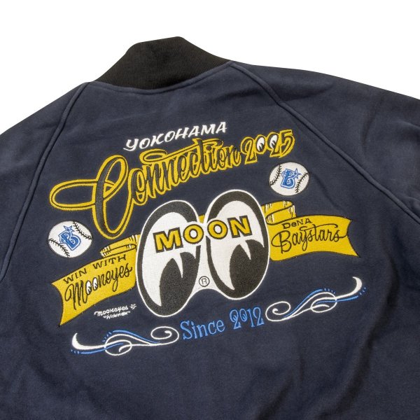 Photo6: YOKOHAMA DeNA BAYSTARS x MOONEYES 2025 Varsity Jacket (6)