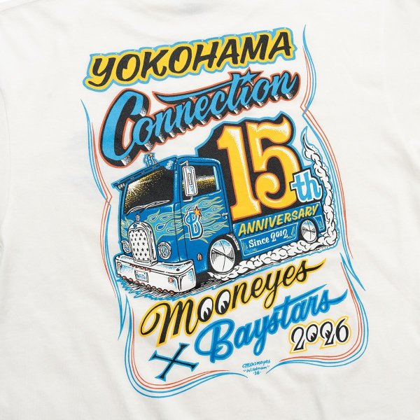 Photo9: YOKOHAMA DeNA BAYSTARS x MOONEYES 2026 T-shirt (9)
