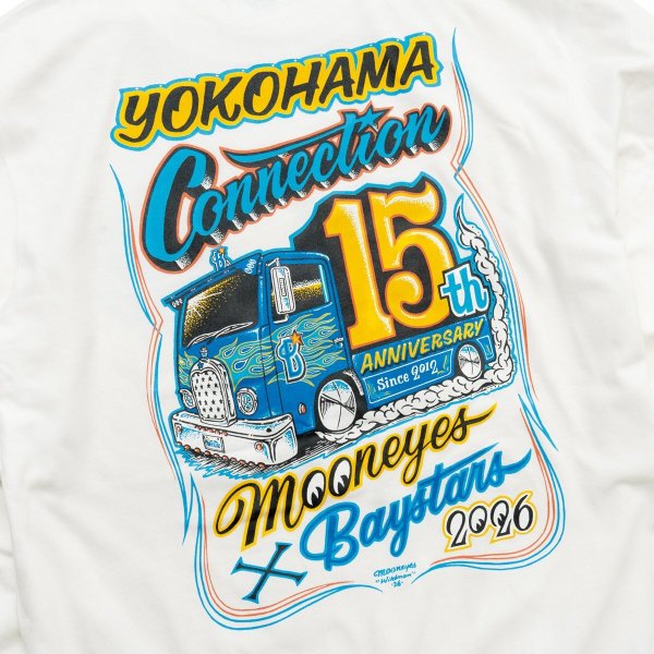 Photo9: YOKOHAMA DeNA BAYSTARS x MOONEYES 2026 Long Sleeve T-shirt (9)