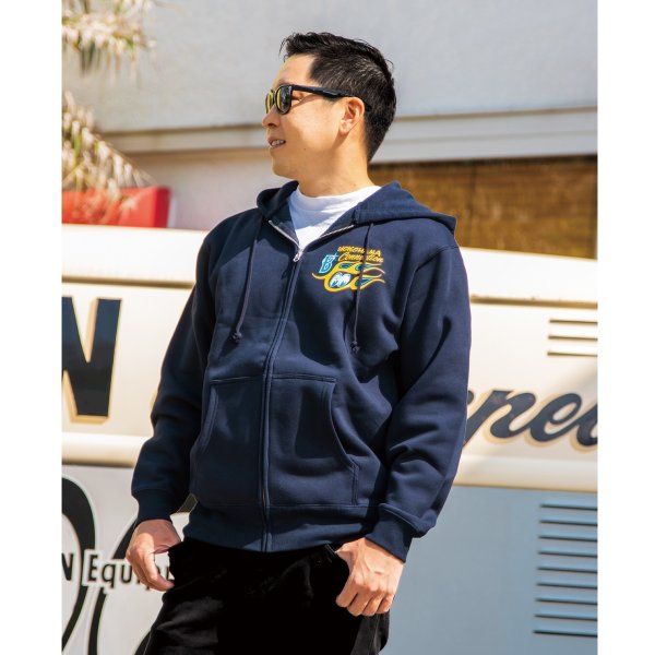 Photo4: YOKOHAMA DeNA BAYSTARS x MOONEYES 2026 Zip Hoodie (4)
