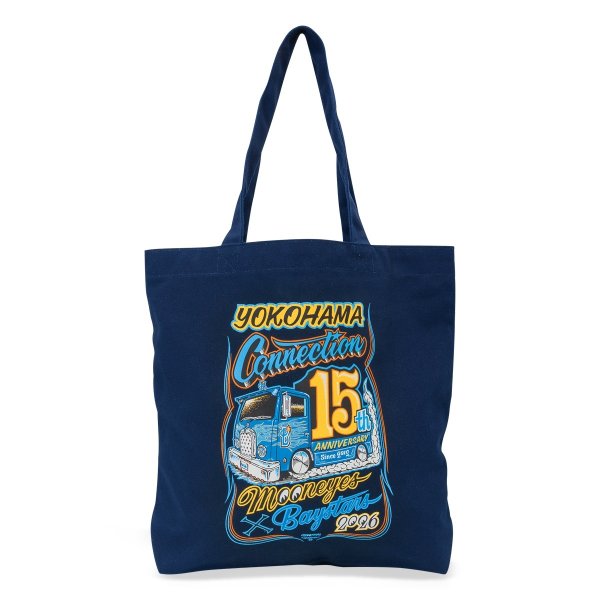 Photo2: YOKOHAMA DeNA BAYSTARS x MOONEYES 2026 Tote Bag (2)