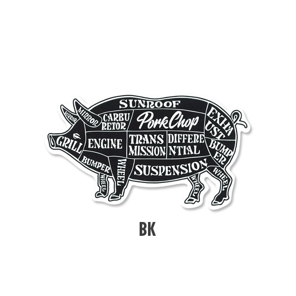 Photo3: PORKCHOP PORK Sticker (3)