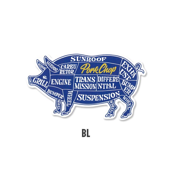 Photo2: PORKCHOP PORK Sticker (2)