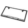 Photo3: Raised PORKCHOP Logo License Plate Frame for JPN size (3)