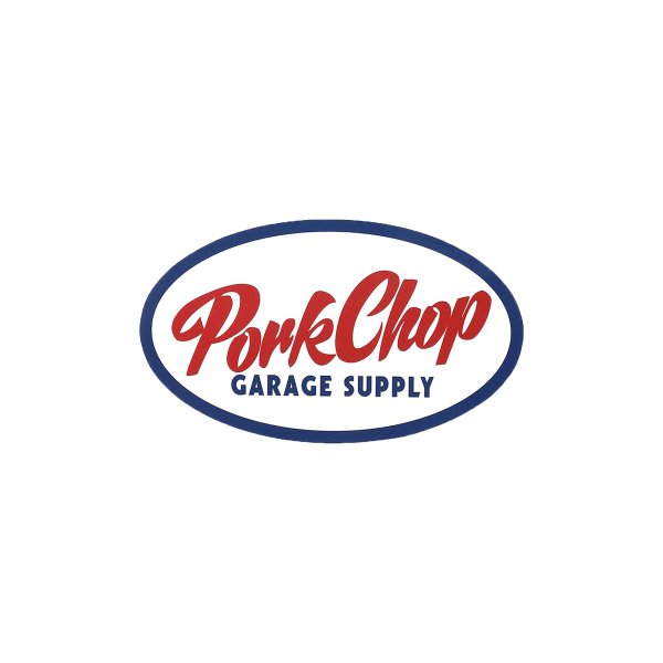 Photo1: PORKCHOP Small Oval Trico Sticker (1)
