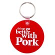 Photo2: PORKCHOP Circle Logo Key Ring (2)