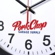 Photo3: PORKCHOP Script Logo Wall Clock (3)