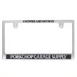 Photo3: Raised PORKCHOP Logo License Plate Frame (3)