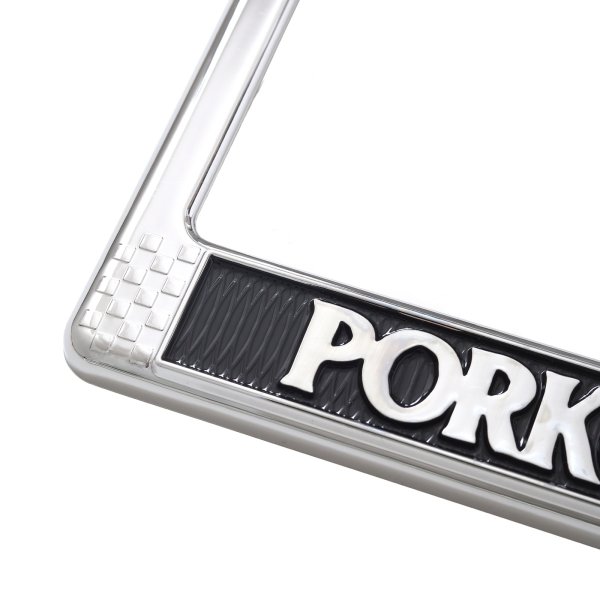 Photo4: Raised PORKCHOP Logo License Plate Frame (4)