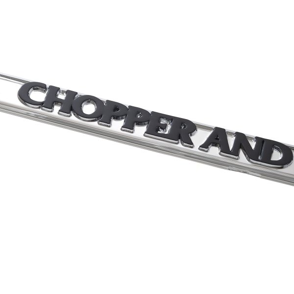Photo2: Raised PORKCHOP Logo License Plate Frame (2)