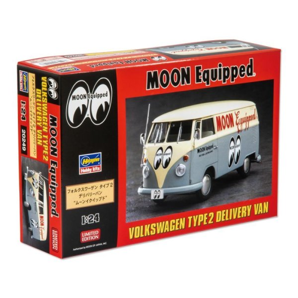 Photo1: 【Limited Supply】 1/24 Model Car MOON Equipped VW T-2 Delivery Van (1)