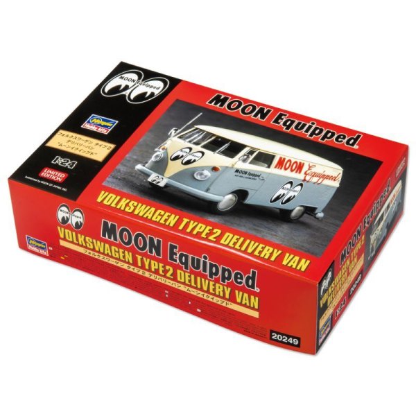 Photo2: 【Limited Supply】 1/24 Model Car MOON Equipped VW T-2 Delivery Van (2)