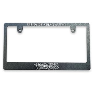 Photo: Raised Kustom Style Bandana License Plate Frame for JPN size