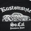 Photo5: KUSTOMSTYLE Black T-shirt (5)