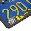 Photo6: Raised MOONEYES (Katakana) Logo USA size License Plate Frame (6)
