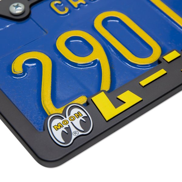 Photo6: Raised MOONEYES (Katakana) Logo USA size License Plate Frame (6)