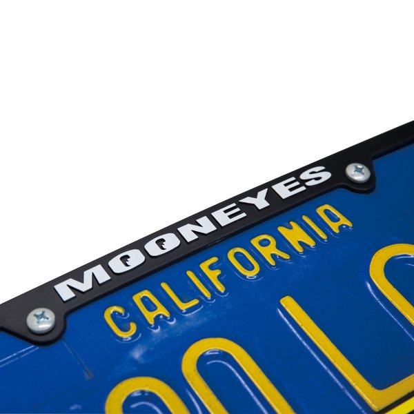 Photo5: Raised MOONEYES (Katakana) Logo USA size License Plate Frame (5)