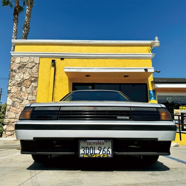 Photo7: Raised MOONEYES (Katakana) Logo USA size License Plate Frame (7)