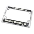 Photo3: MOON Equipped SANTA FE SPRINGS, CA Metal License Frame for US Motorcycle (3)