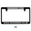 Photo5: New Standard MOONEYES License Plate Frame Black 【MG058】 (5)